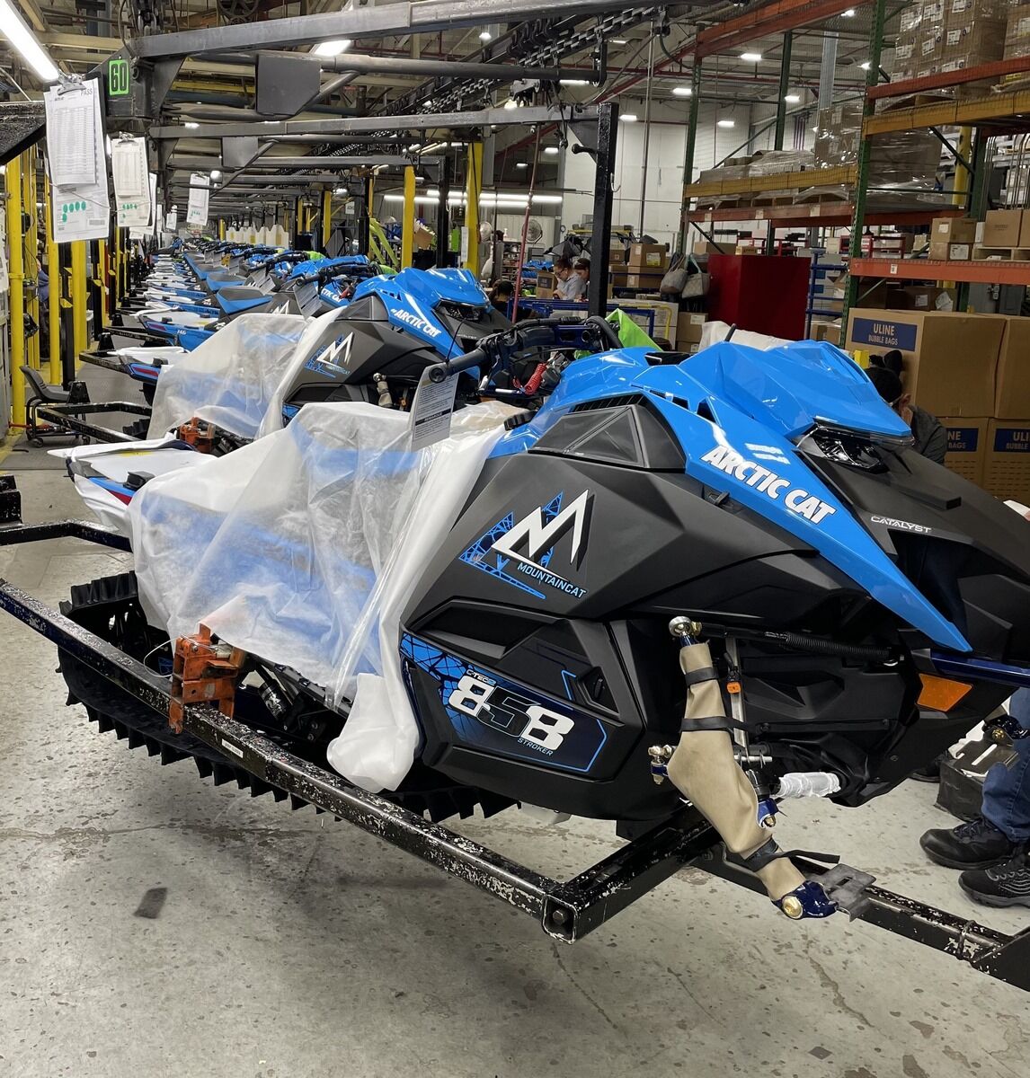 Le fabricant Arctic Cat a terminé la production de ses motoneiges 2025